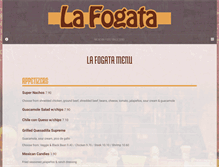 Tablet Screenshot of la-fogata.com